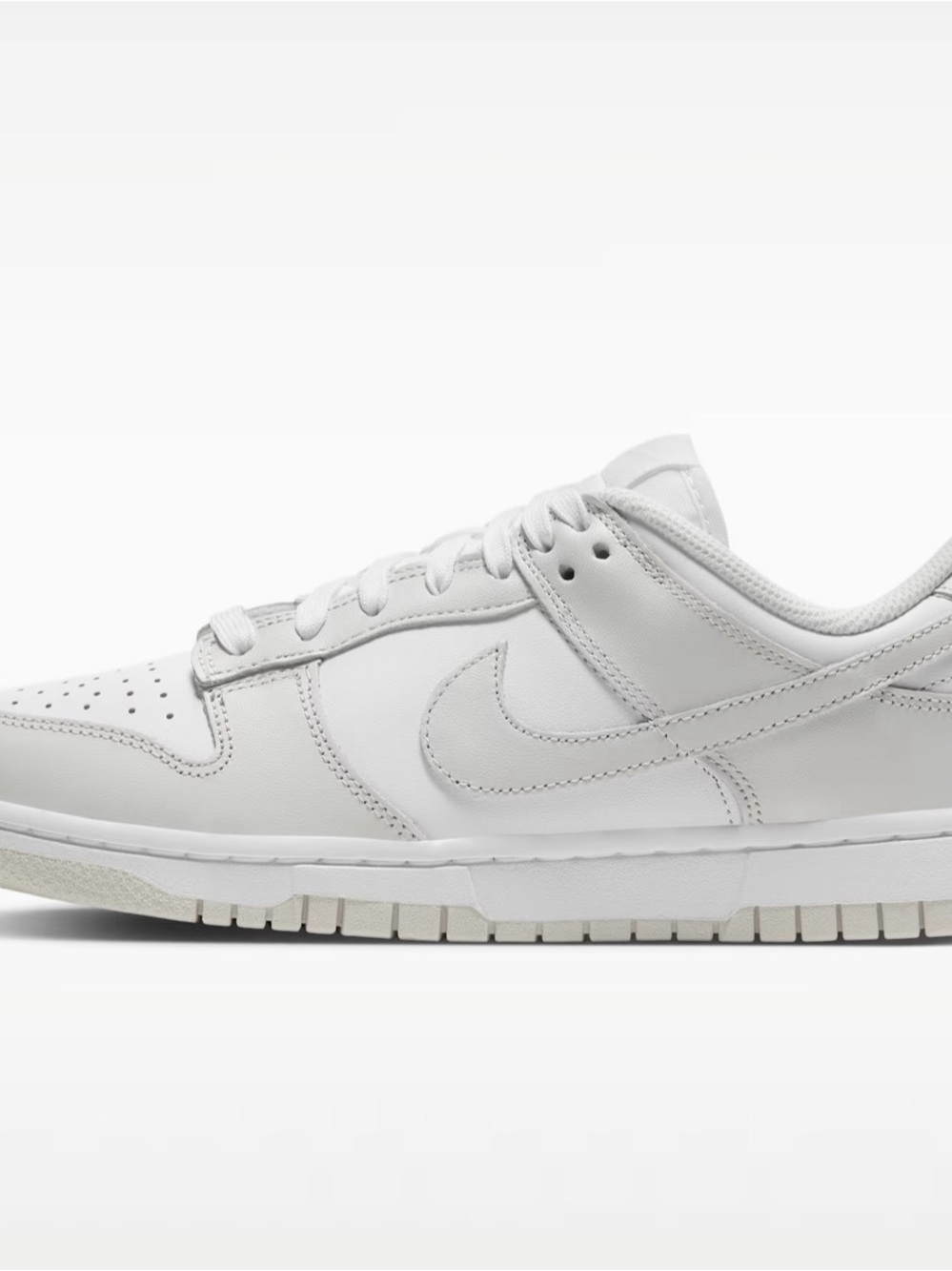 Nike Women’s White Low-Top Leather Sneakers